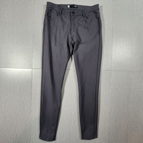 Kut From the Kloth Mia Toothpick Skinny Pants  Ponte Knit Gray Size 10 - Picture 1 of 11